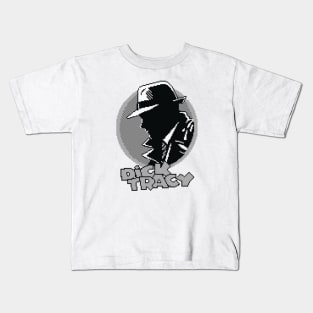 Dick Tracy Silhouette Kids T-Shirt